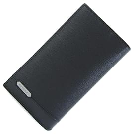 Bulgari-Bvlgari Bi-fold Wallet in Black Leather-Black