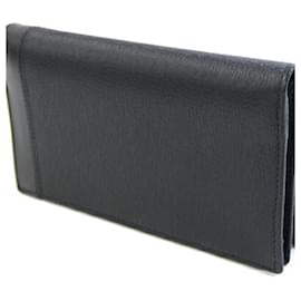 Bulgari-Bvlgari Bi-fold Wallet in Black Leather-Black