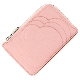 Tiffany & Co Monedero de cuero rosa Tiffany Rosa