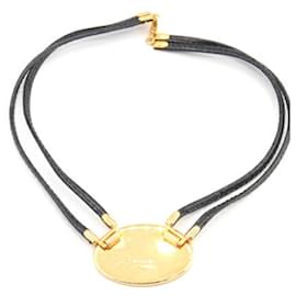 Hermès-Hermes Black Cloisonné Choker Necklace-Black