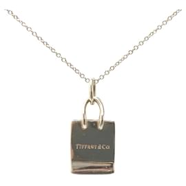 Tiffany & Co-Tiffany & Co. Silver 925 Shopper Necklace-Silvery