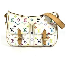 Borsa Lodge GM Monogram Multicolore Louis Vuitton Bianco