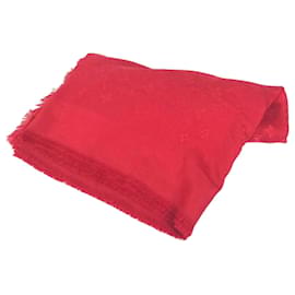 Cachecol Monogram da Louis Vuitton Vermelho