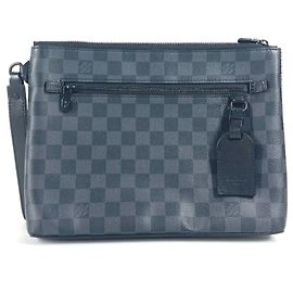 Pochette Take-Off Damier Graphite Louis Vuitton Noir