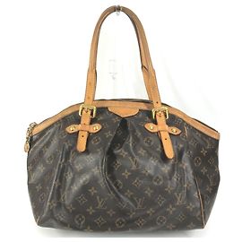 Louis Vuitton Monogram Tivoli GM Tote Bag Braun