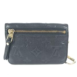 Louis Vuitton-Louis Vuitton Monogram Empreinte Coin Purse-Black
