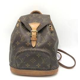 Louis Vuitton-Louis Vuitton Montsouris PM Backpack-Brown