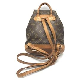 Louis Vuitton-Louis Vuitton Montsouris PM Backpack-Brown