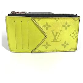 Louis Vuitton-Louis Vuitton Taigarama Coin Purse-Yellow
