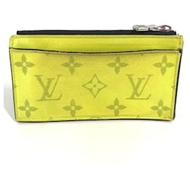 Louis Vuitton-Louis Vuitton Taigarama Coin Purse-Yellow