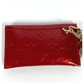 Louis Vuitton-Louis Vuitton Monogram Vernis Business Card Case-Red