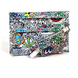 Borsa busta Trio Comic Monogram Louis Vuitton Multicolore