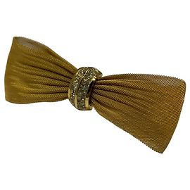 Barrette Jaune Christian Dior Jaune