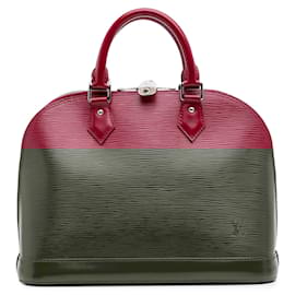 Louis Vuitton-Louis Vuitton Pink Epi Alma PM-Pink,Other
