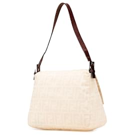 Fendi-Fendi Brun Toile Zucca Mamma Forever-Marron,Beige