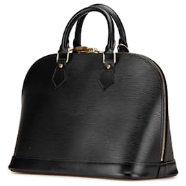 Louis Vuitton-Louis Vuitton Black Epi Alma PM-Black