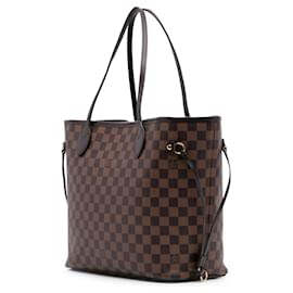 Louis Vuitton-Louis Vuitton Brown Damier Ebene Neverfull MM-Brown