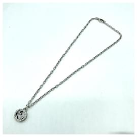 Gucci-GUCCI Interlocking G Necklace-Silvery