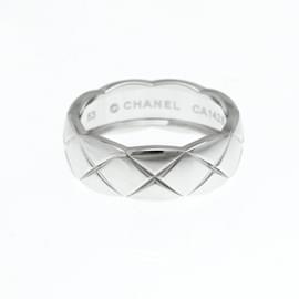Chanel-Chanel Coco Crush Ring in 18K White Gold-Silvery