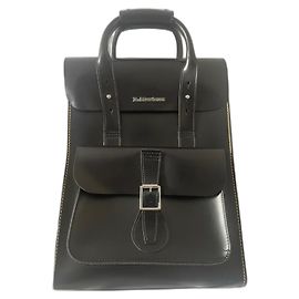 Mochila Dr. Martens de couro preto Preto