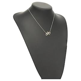 Autre Marque-TIFFANY&Co. Triple heart Necklace Ag925 Silver Auth am8384-Silvery