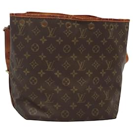 Louis Vuitton-LOUIS VUITTON Monogram Petit Noe Shoulder Bag M42226 LV Auth yk18358-Monogram