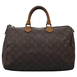 Louis Vuitton-LOUIS VUITTON Monogram Speedy 35 Hand Bag Vintage M41524 LV Auth 122178-Monogram