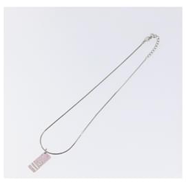 Christian Dior-Christian Dior Necklace metal Pink Auth yk18259-Pink