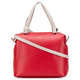 Céline Sac cube doux en cuir rouge petit de Celine Rouge