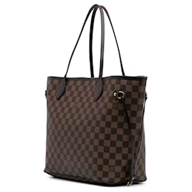 Louis Vuitton-Louis Vuitton Brown Damier Ebene Neverfull MM-Brown