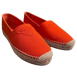 Espadrilles pour dames Prada Orange
