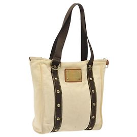 LOUIS VUITTON Cabas MM Antigua Borsa Tote Marrone Beige M40036 LV Auth hk2632 Marrone Beige