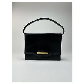 Bolsa de couro vintage Givenchy preta Preto