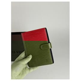 Louis Vuitton-LOUIS VUITTON Purses, wallets & cases T.  Leather-Red