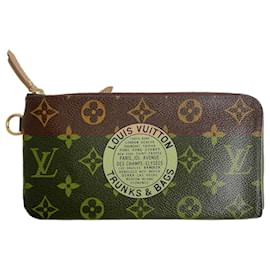 Louis Vuitton-Complice Trunk & Bags Canvas Long Wallet Monogram-Brown