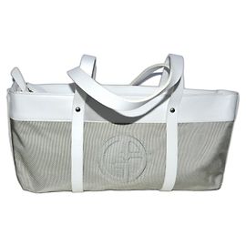 Giorgio Armani sac Blanc Gris