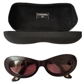 Óculos de sol Chanel Marrom