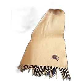 Écharpe Burberry en cachemire jaune Jaune