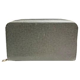 Louis Vuitton Taiga Ardoise Long Wallet Grey