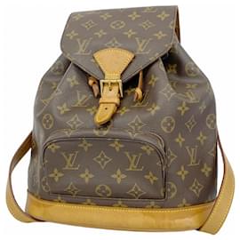Louis Vuitton-Louis Vuitton Monogram Montsouris MM Backpack-Brown