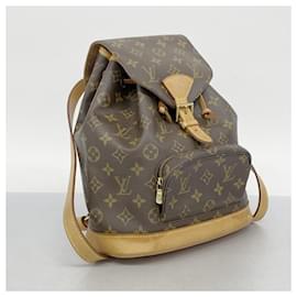 Louis Vuitton-Louis Vuitton Monogram Montsouris MM Backpack-Brown