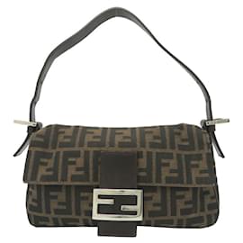 Fendi-Sac à main Fendi Zucca Mamma Bucket-Marron
