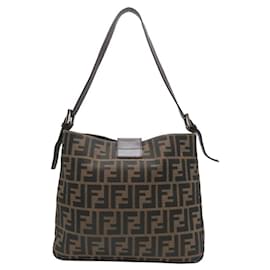 Fendi-Sac à épaule Fendi pour femmes-Marron
