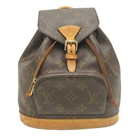Louis Vuitton-Louis Vuitton Mini Montsouris PM Women's Backpack-Brown,Monogram