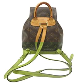 Louis Vuitton-Louis Vuitton Mini Montsouris PM Women's Backpack-Brown,Monogram