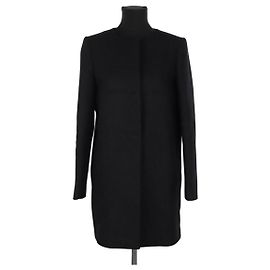 Tara Jarmon Black wool coat Black