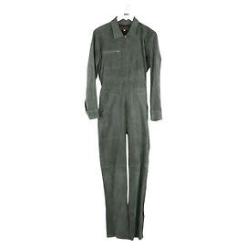 Stouls Green leather jumpsuit Green
