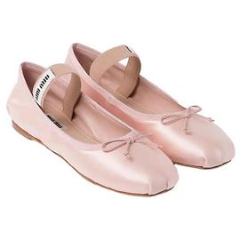 bailarinas de satén rosa miu miu 38 Rosa