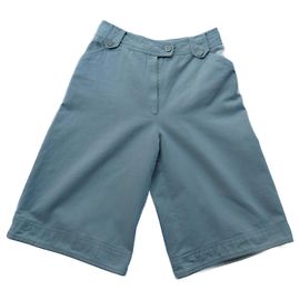 Olivier Lapidus Baumwollshorts Hellgrün Hellgrün