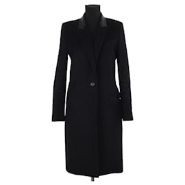Barbara Bui Black wool coat Black